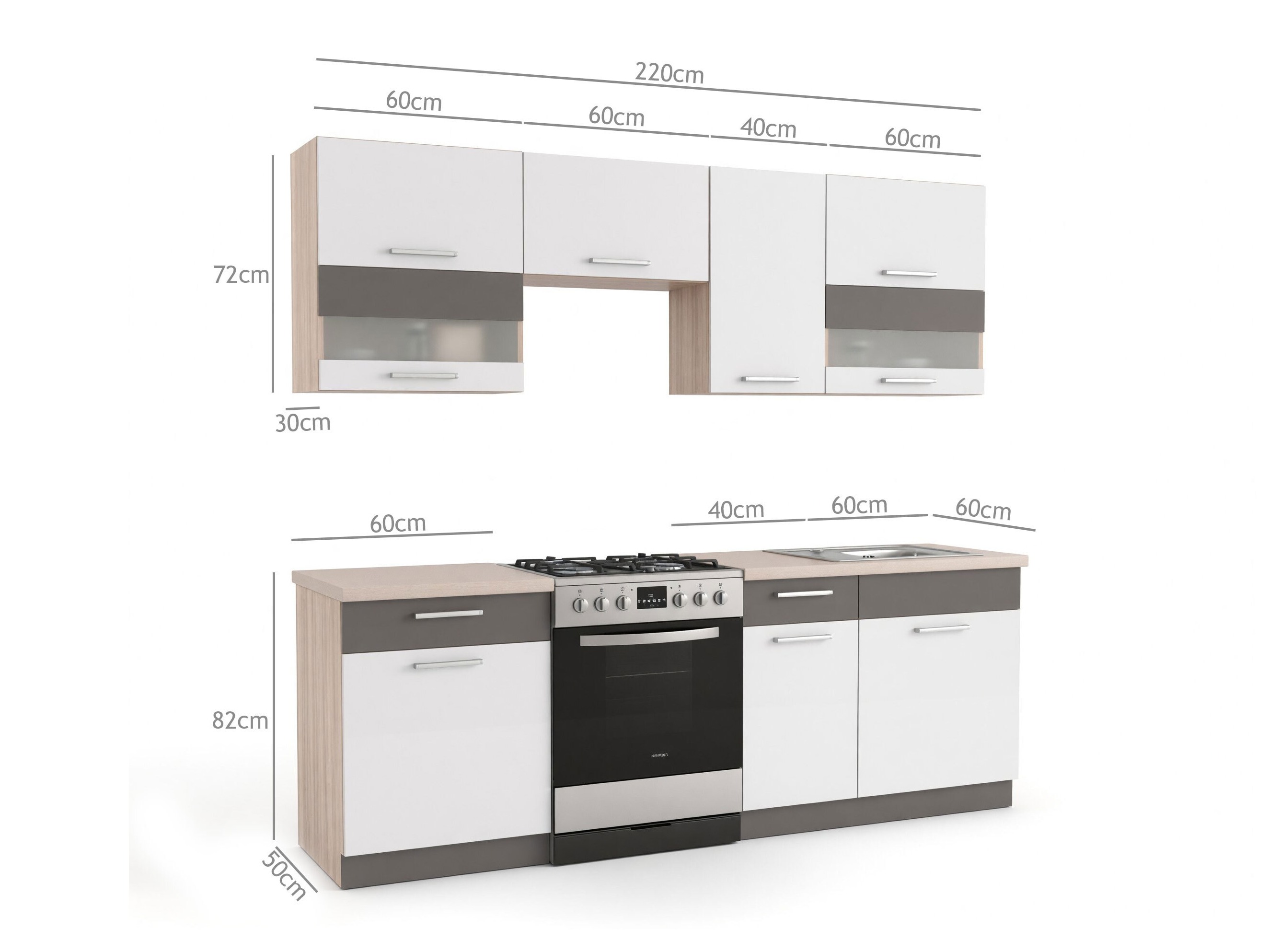 Küchenset Mode White 126