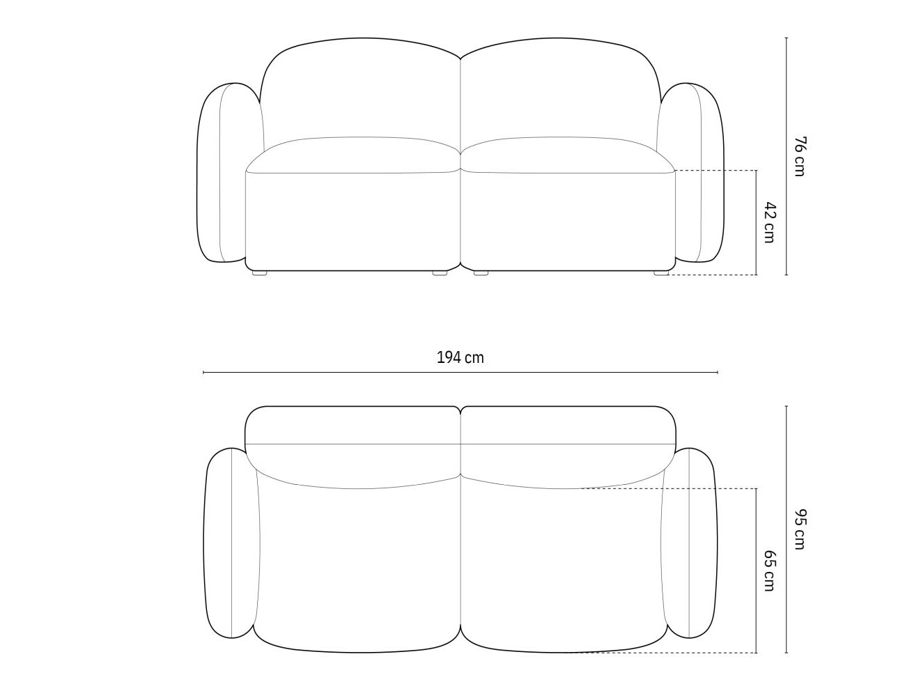Sofa Tolmira 100 (Eden 17)