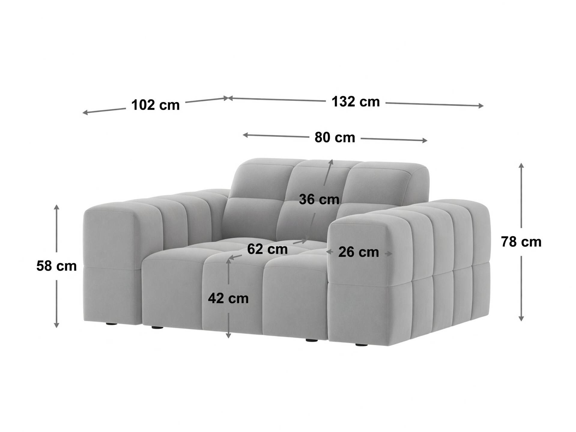 Sessel Somelo 109 (Bluvel 03)