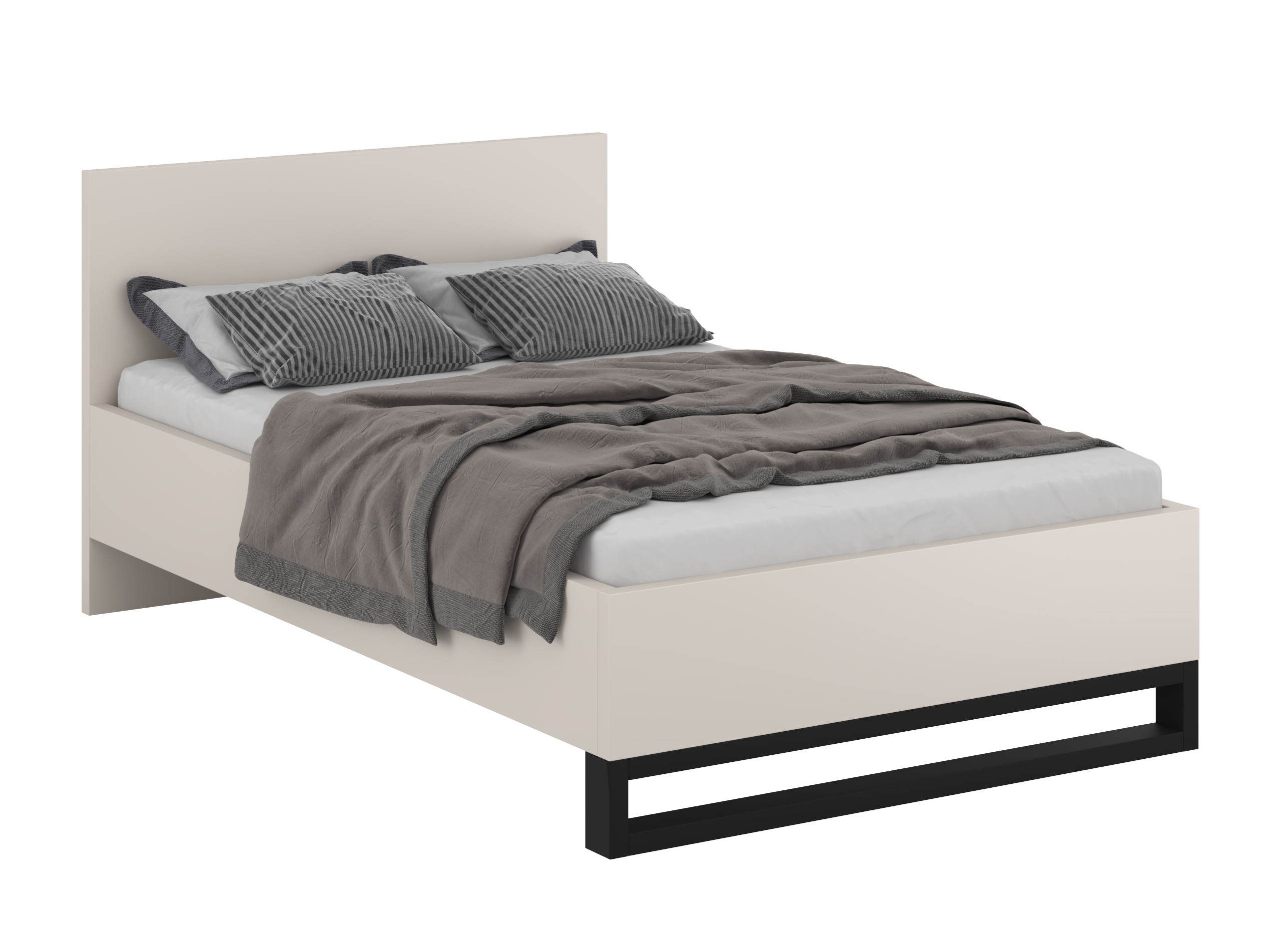 Bett Avicavu 118 (Kaschmir + Schwarz)