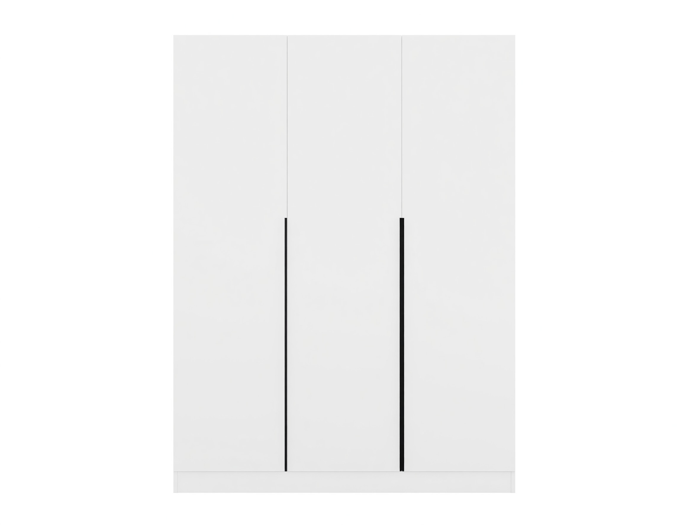 Kleiderschrank Mandeville 369 (Weiß + Schwarz)