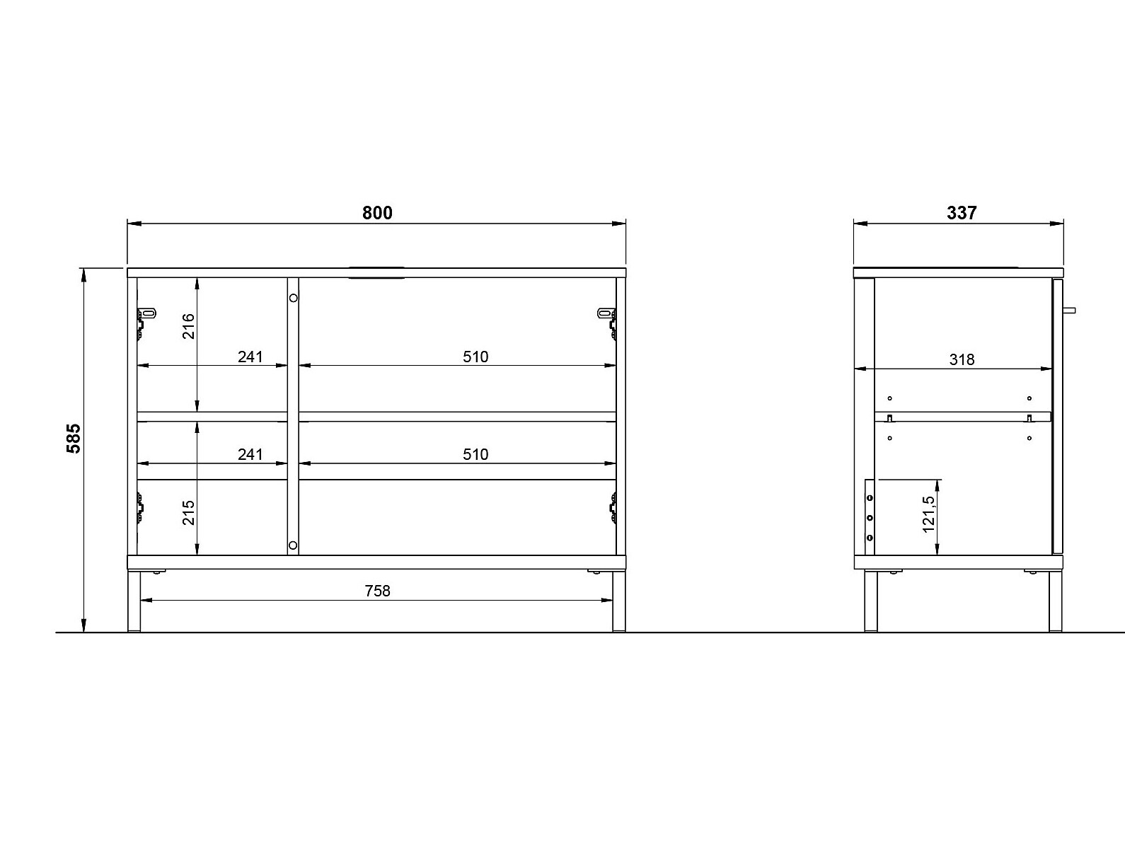 Badezimmer-Set Evaenou 106 (Braun)