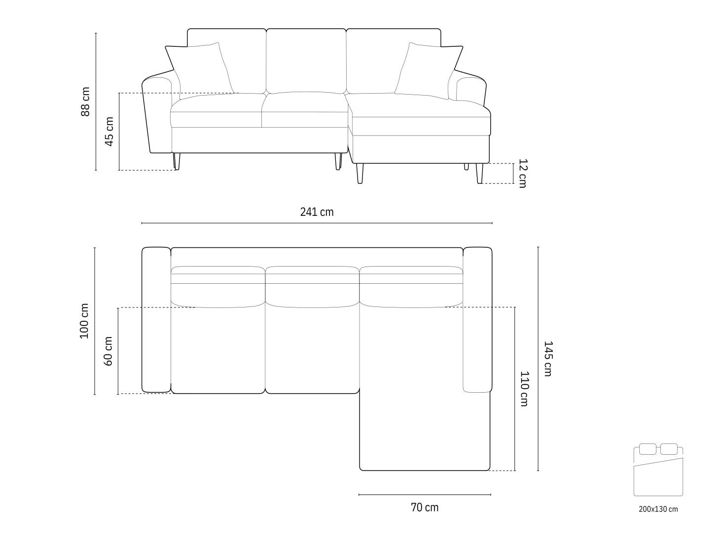 Ecksofa Lomveso 108 (Riviera 21)