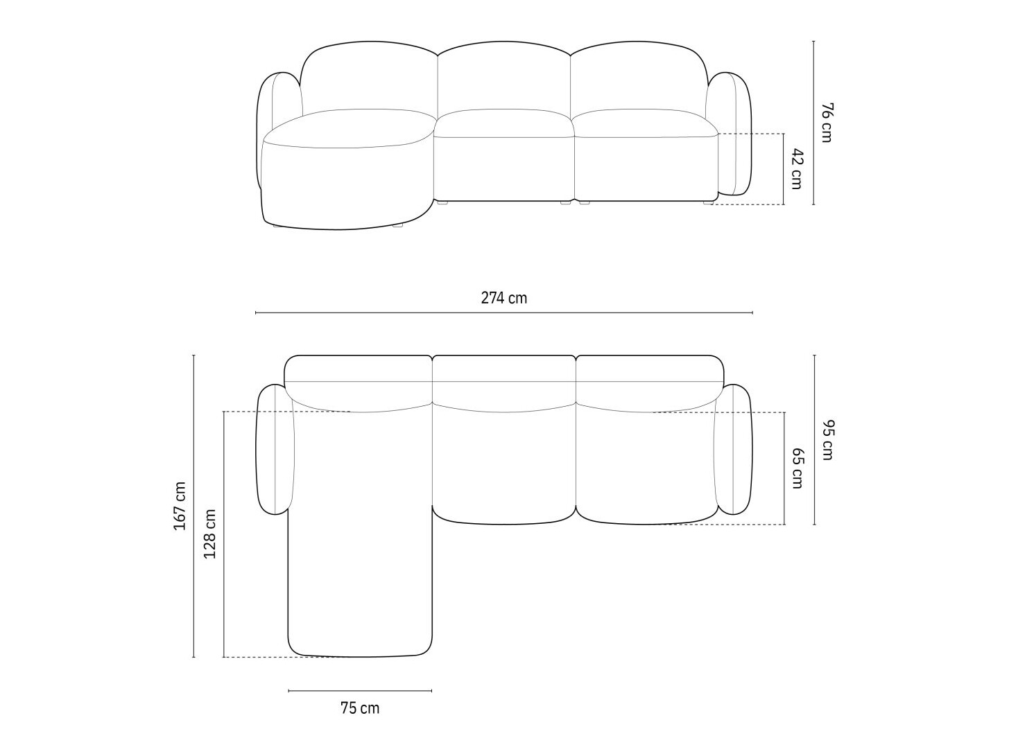 Ecksofa Tolmira 104 (Eden 10)