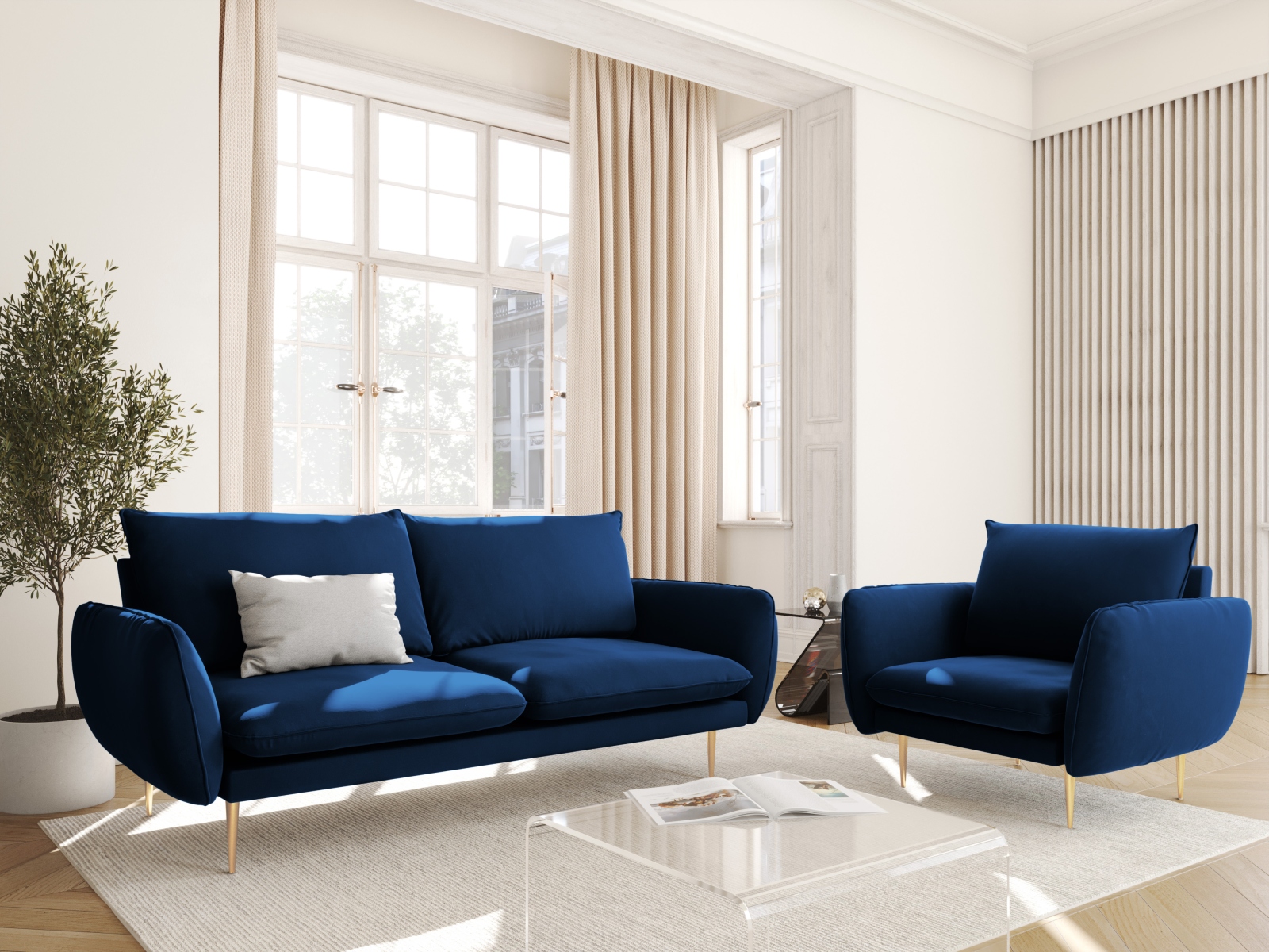 Sessel Ferlevi 110 (Bluvel 86)