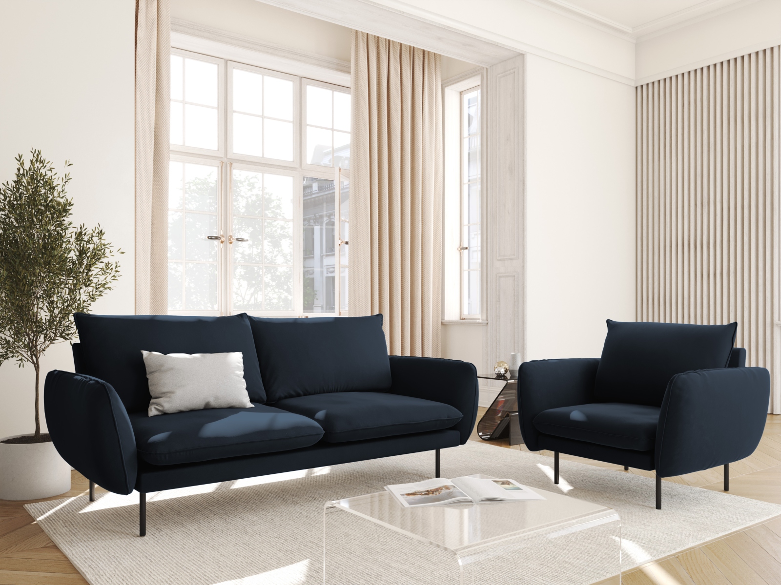 Sessel Ferlevi 110 (Bluvel 89)