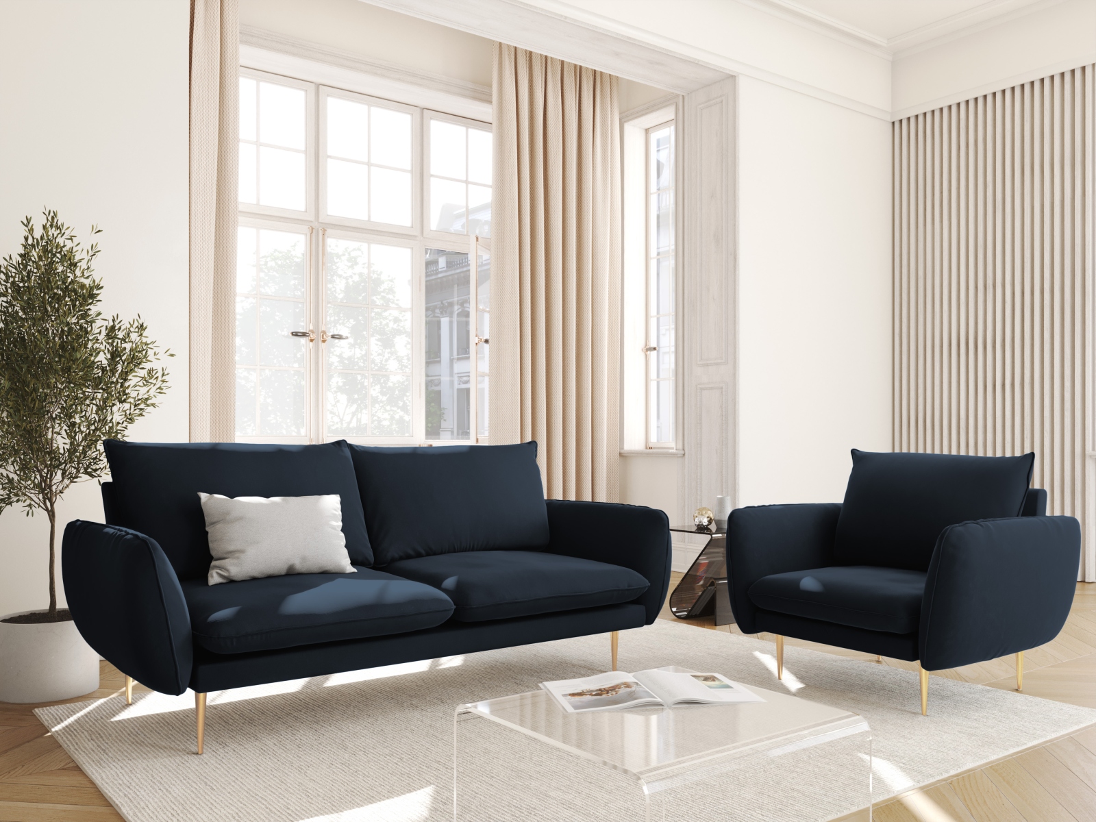 Sessel Ferlevi 110 (Bluvel 89)