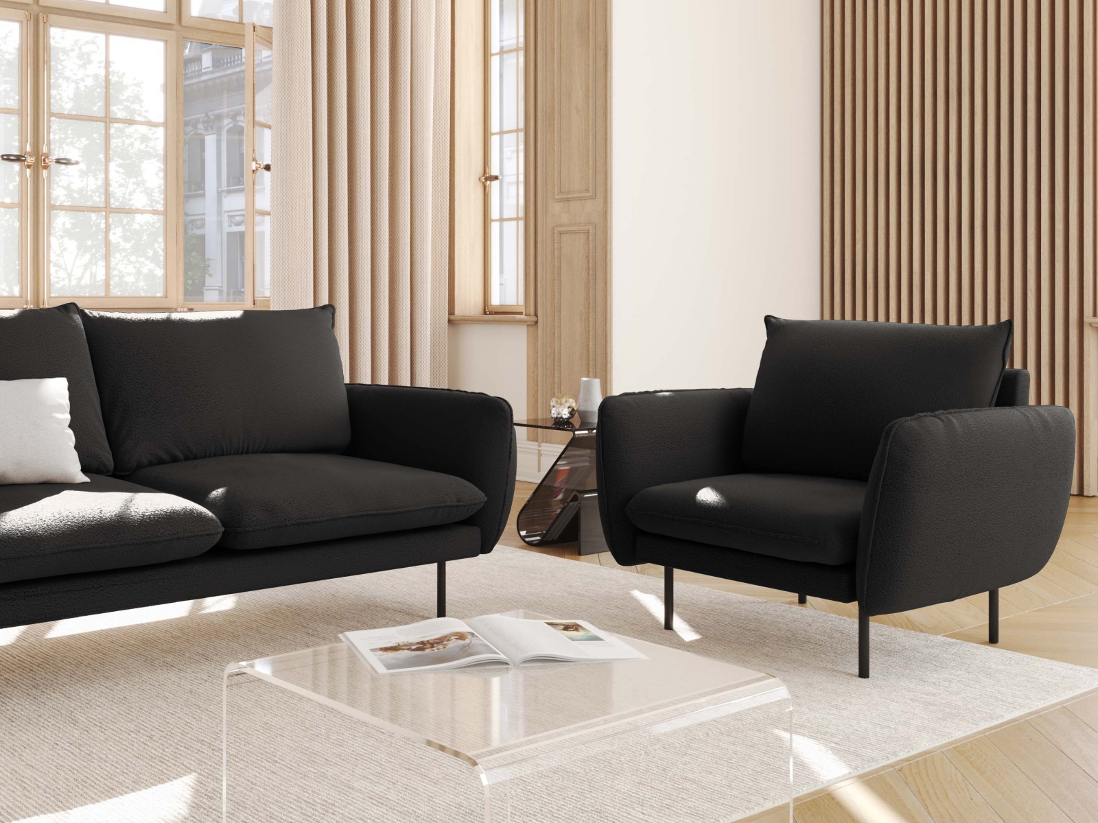 Sessel Ferlevi 110 (Ascot Black)