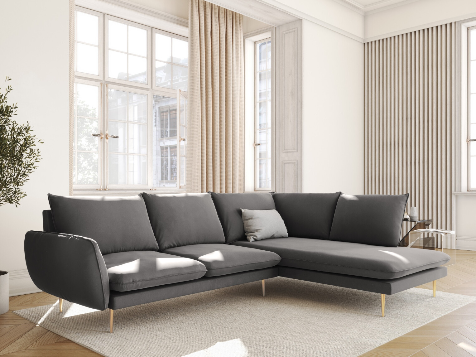 Ecksofa Ferlevi 112 (Bluvel 13)