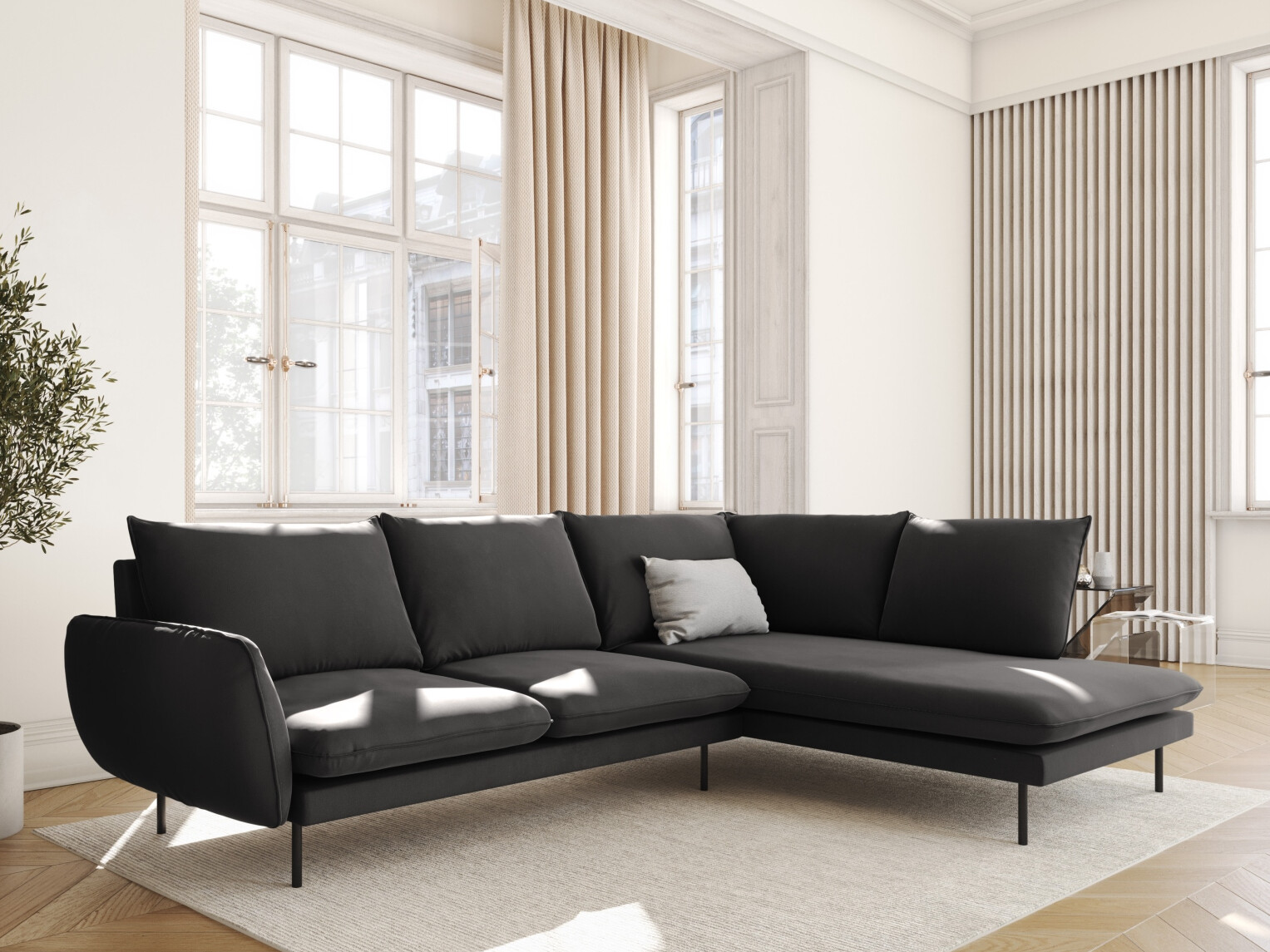 Ecksofa Ferlevi 112 (Bluvel 18)