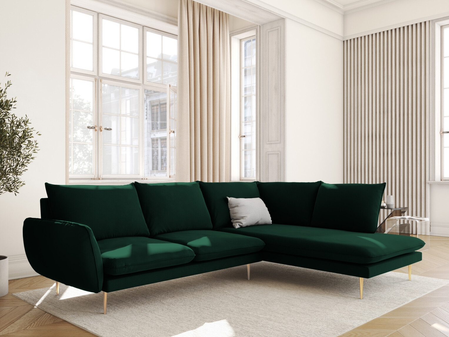 Ecksofa Ferlevi 112 (Bluvel 78)