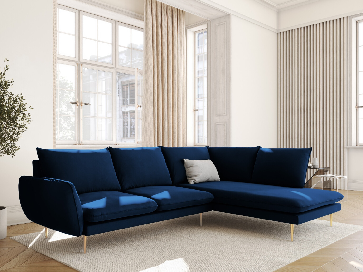 Ecksofa Ferlevi 112 (Bluvel 86)