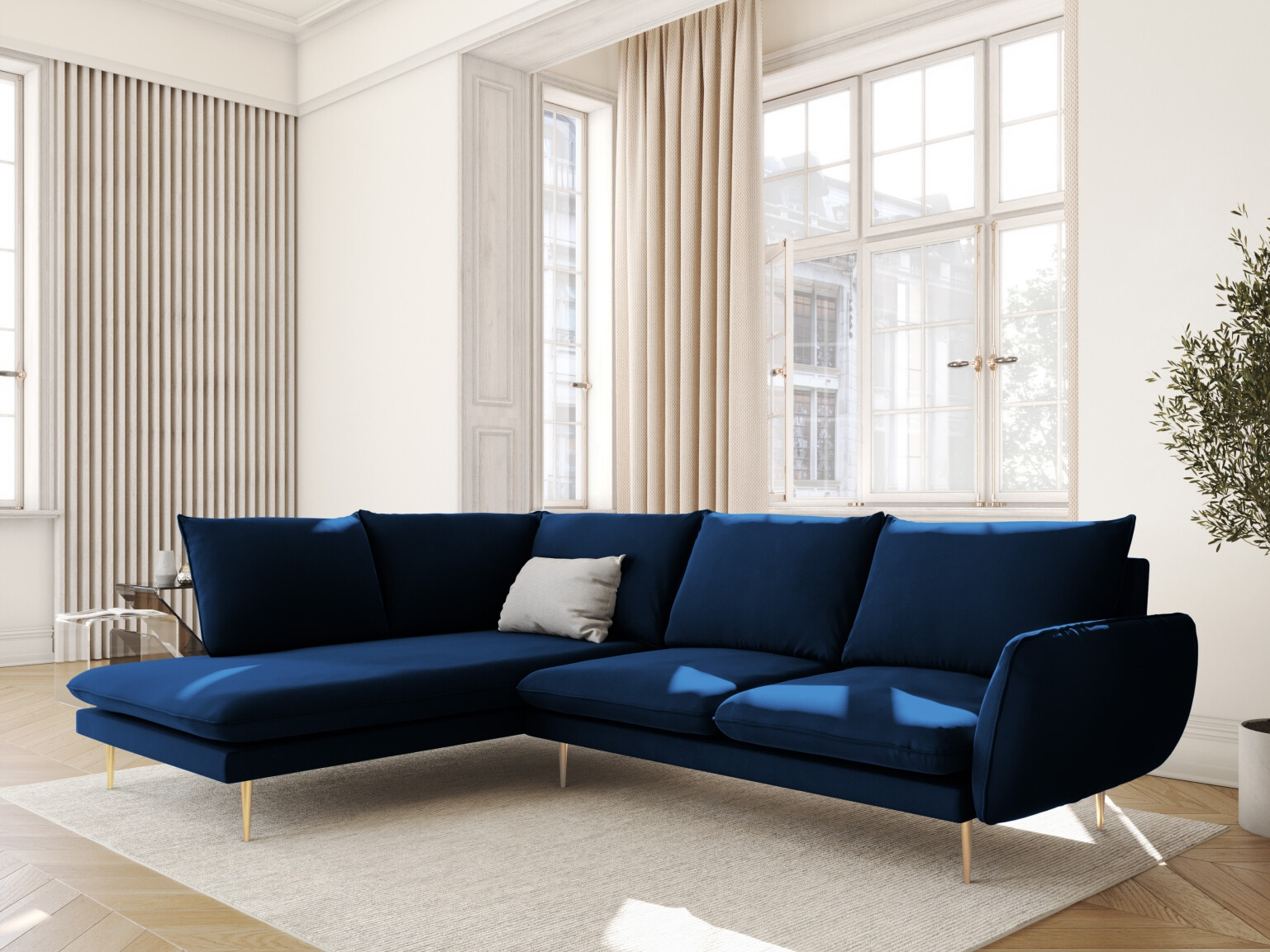 Ecksofa Ferlevi 112 (Bluvel 86)