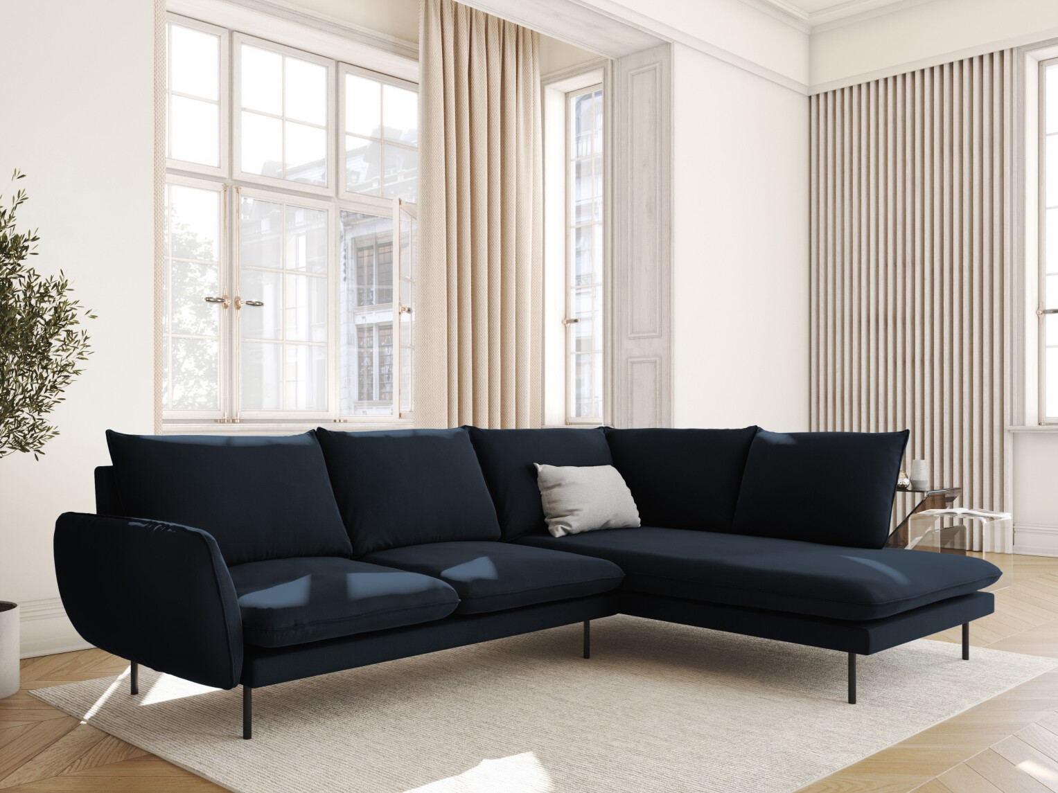Ecksofa Ferlevi 112 (Bluvel 89)