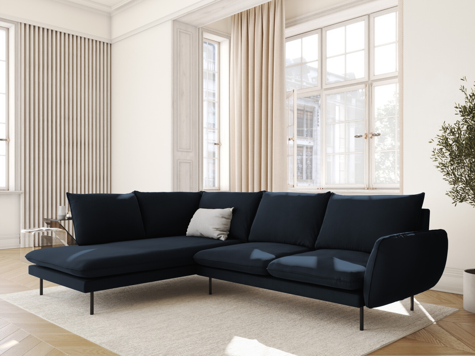 Ecksofa Ferlevi 112 (Bluvel 89)