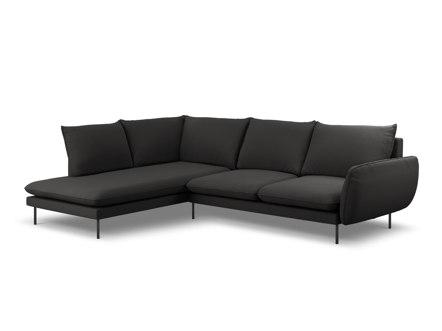 Ecksofa Ferlevi 112 (Ascot Black)