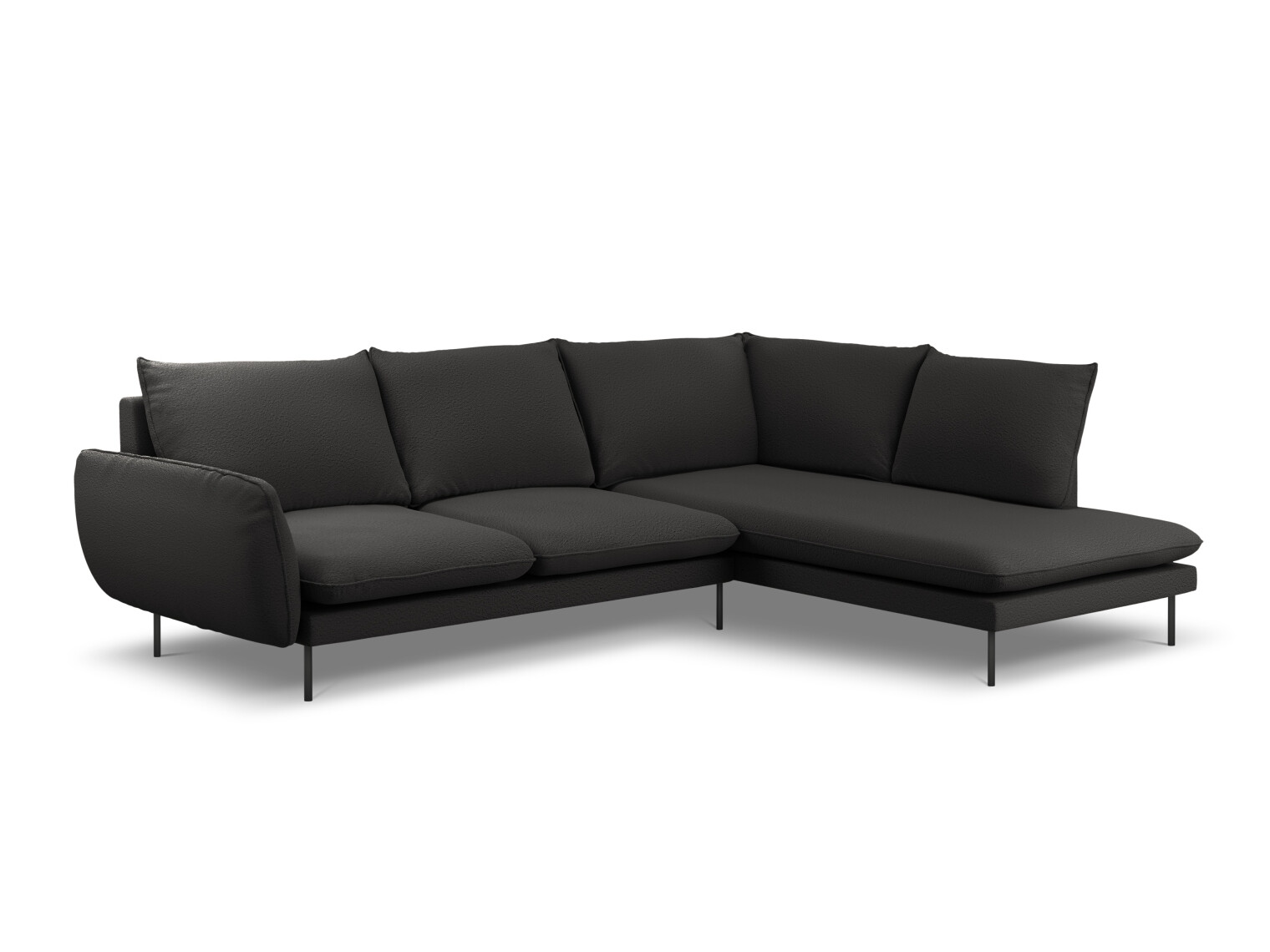 Ecksofa Ferlevi 112 (Ascot Black)