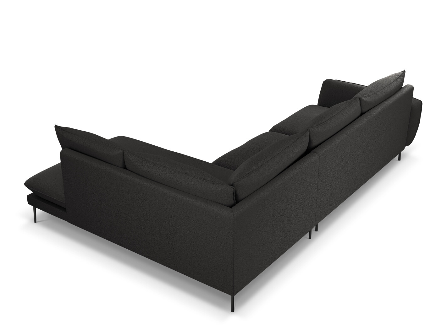 Ecksofa Ferlevi 112 (Ascot Black)