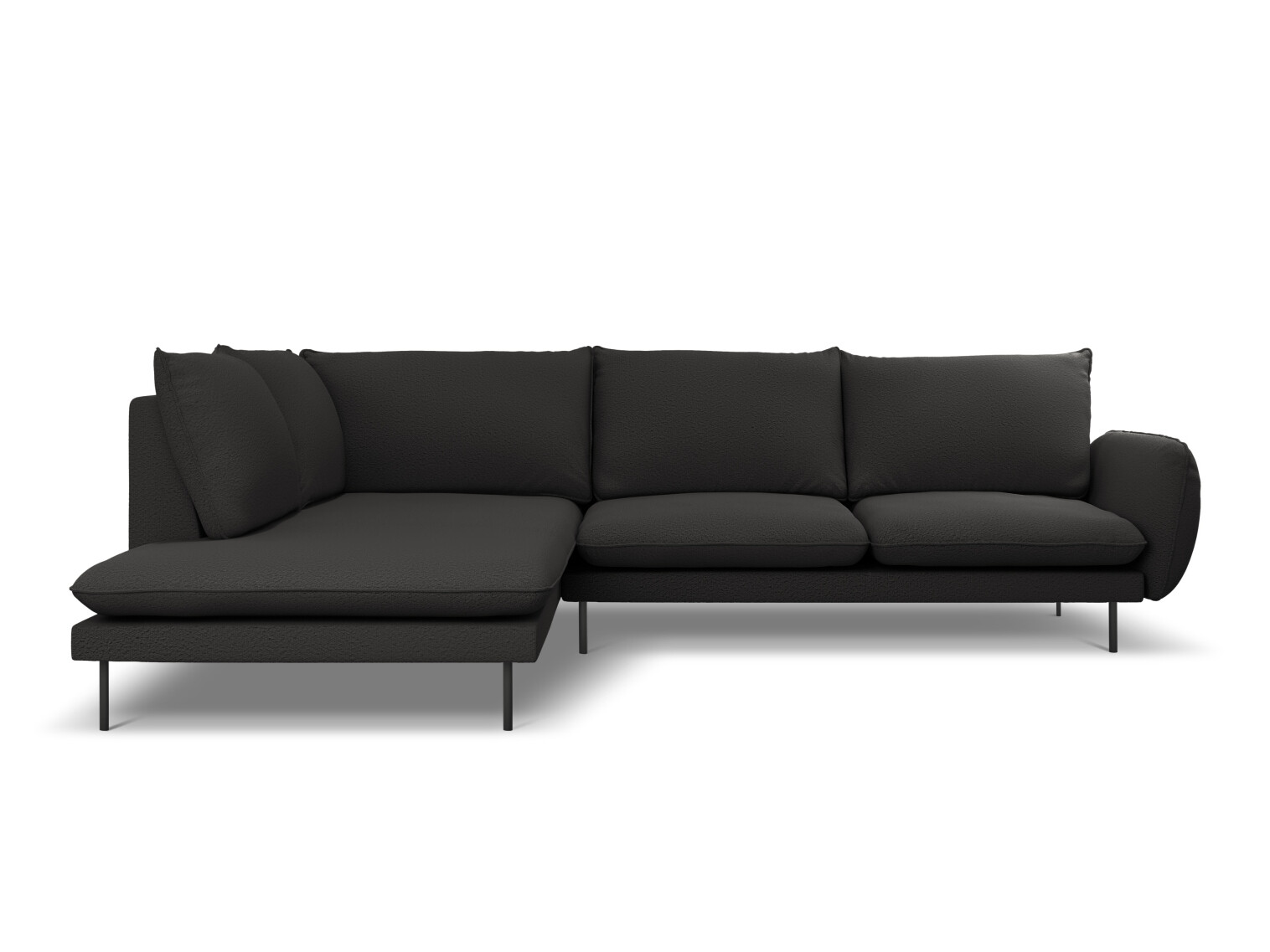 Ecksofa Ferlevi 112 (Askinderbetten Schwarz)