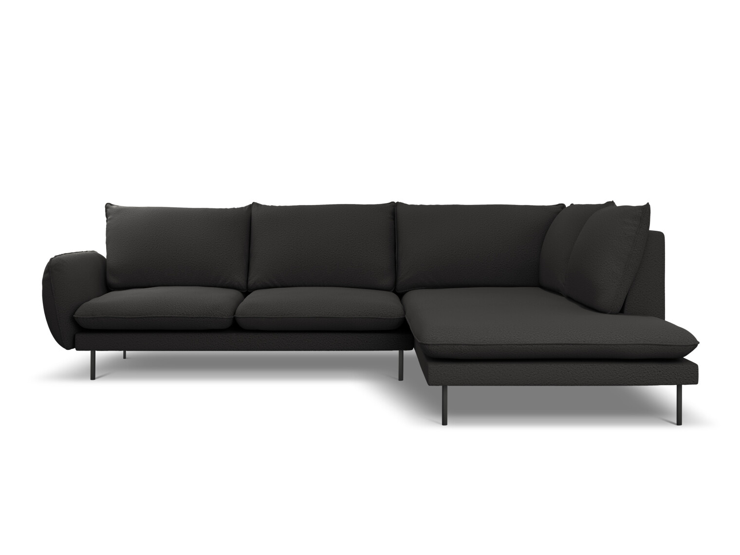 Ecksofa Ferlevi 112 (Askinderbetten Schwarz)