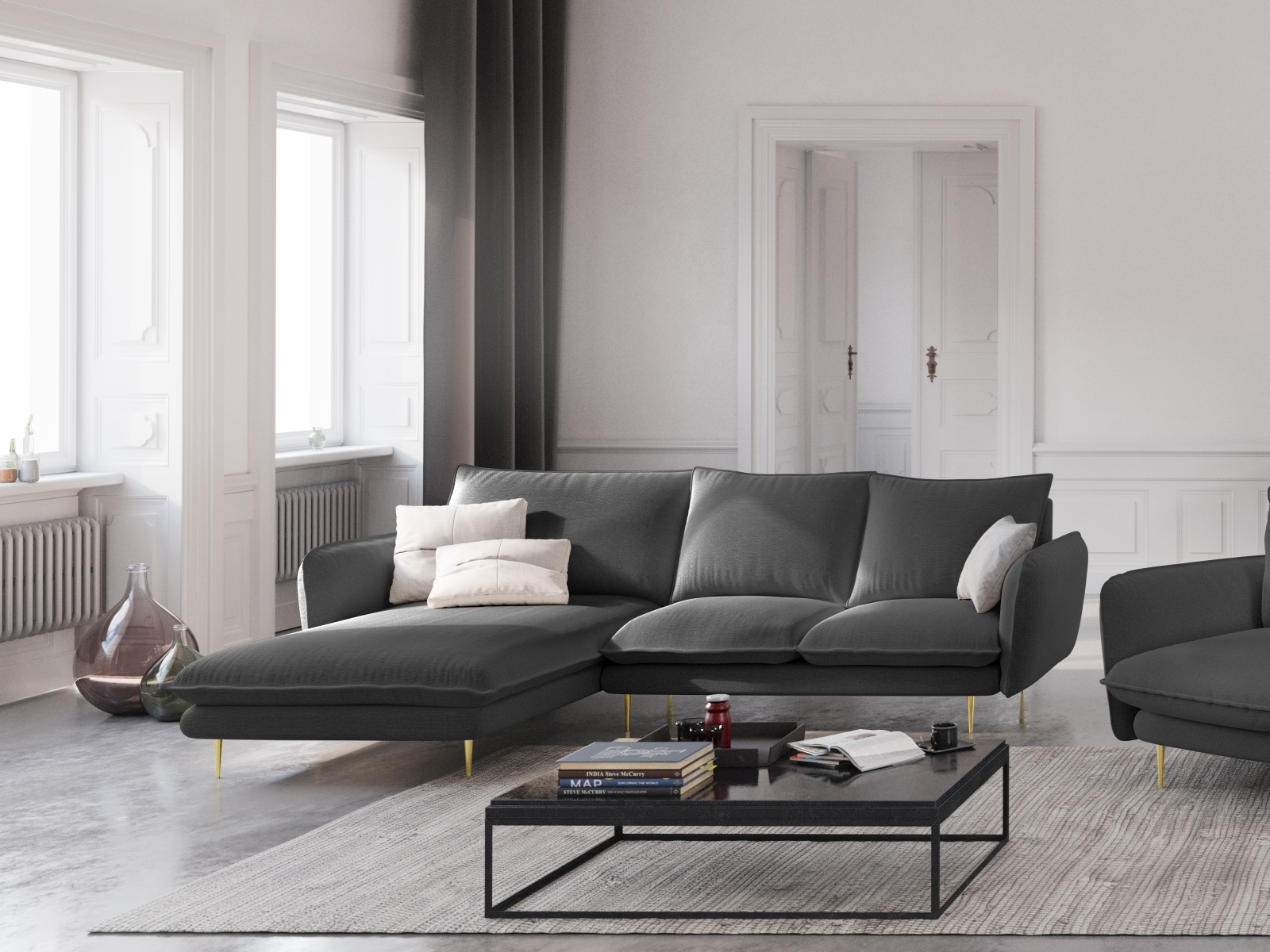 Ecksofa Ferlevi 113 (Positano 95)