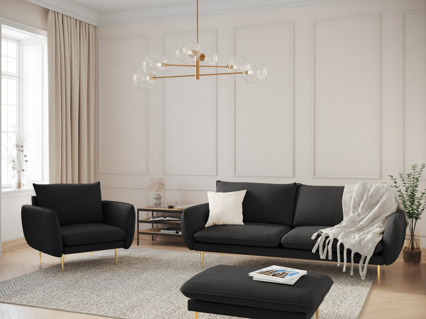Sofa Ferlevi 111 (Ascot Black)