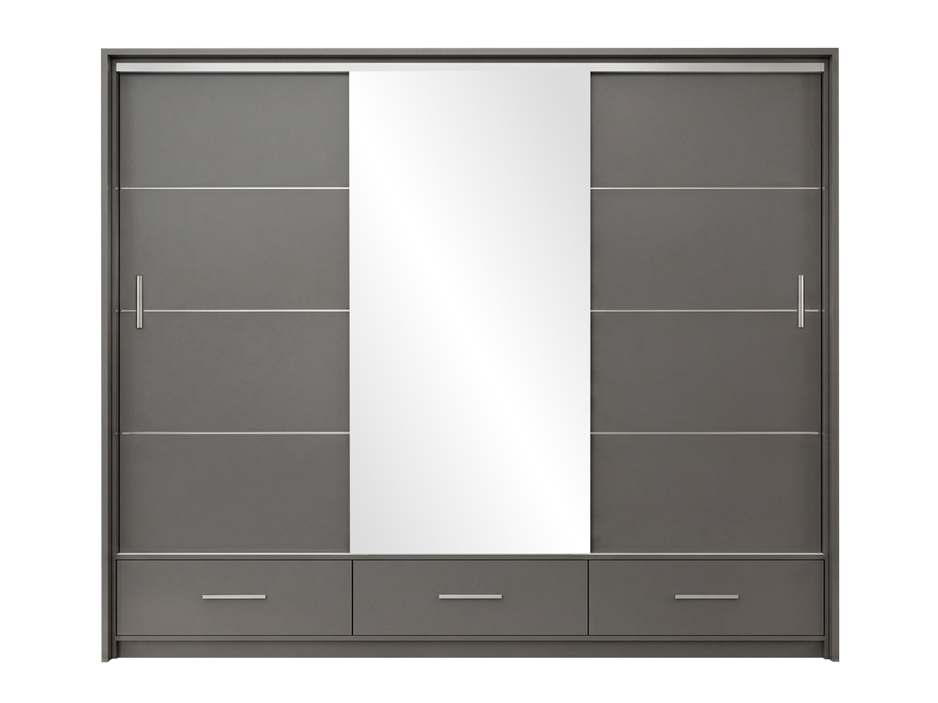 Kleiderschrank Honolulu 203 (Graphit)
