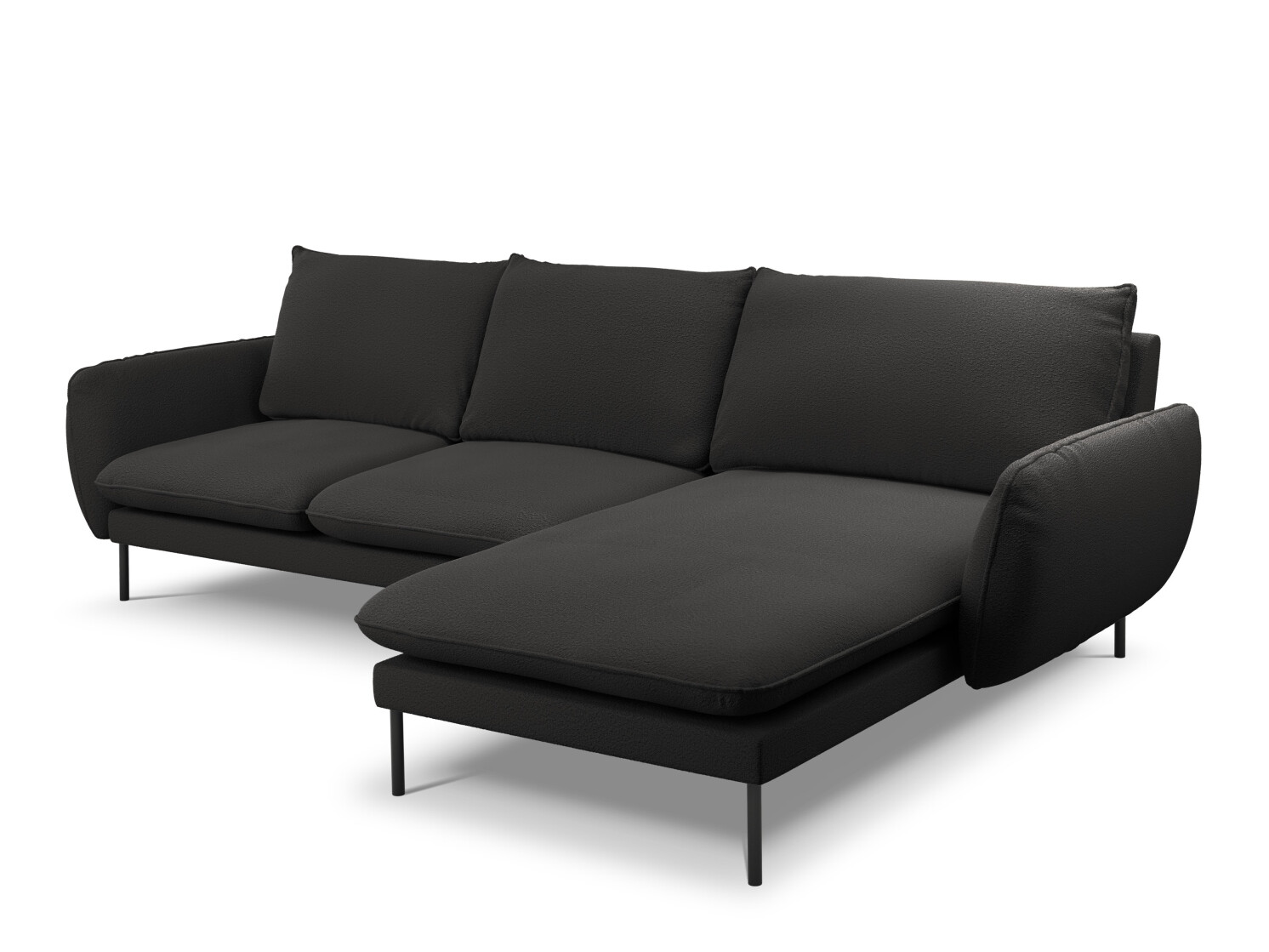 Ecksofa Ferlevi 113 (Ascot Black)