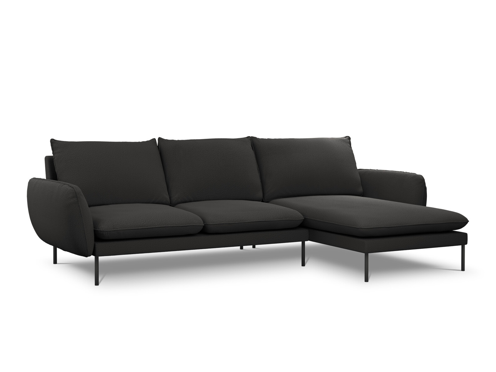 Ecksofa Ferlevi 113 (Askinderbetten Schwarz)