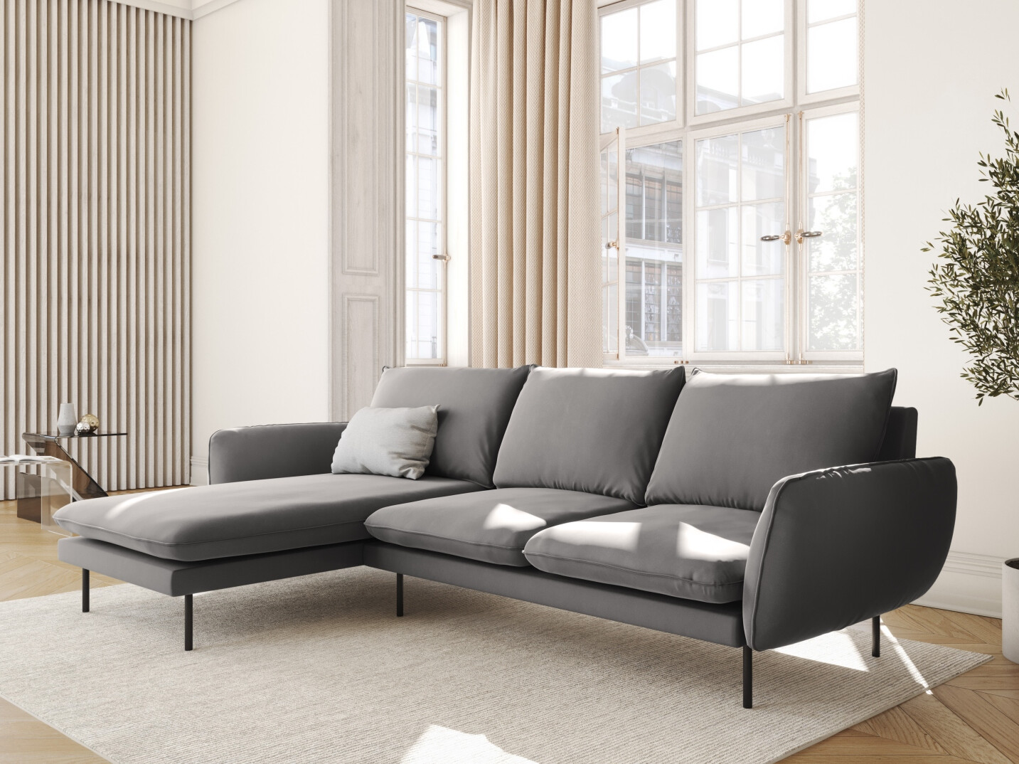 Ecksofa Ferlevi 113 (Bluvel 13)