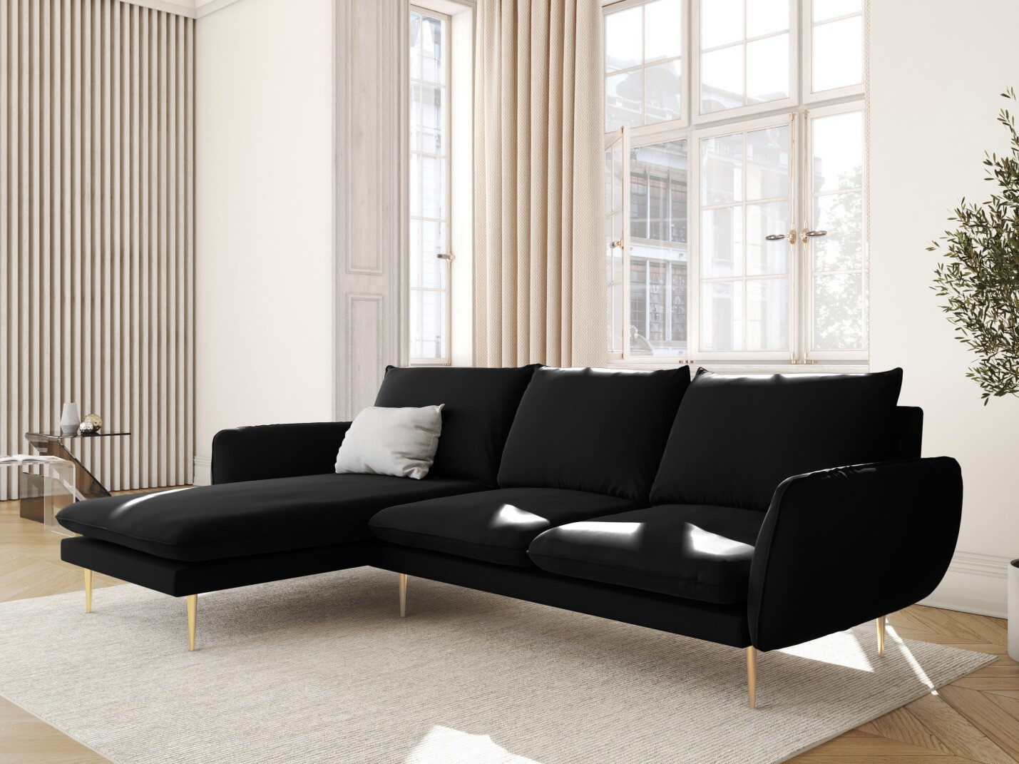 Ecksofa Ferlevi 113 (Bluvel 19)