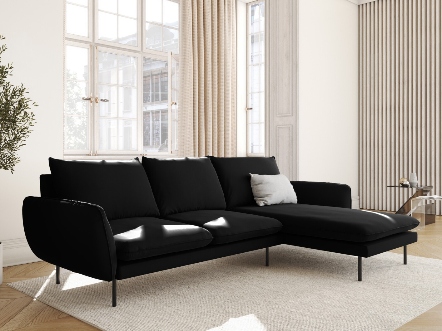 Ecksofa Ferlevi 113 (Bluvel 19)