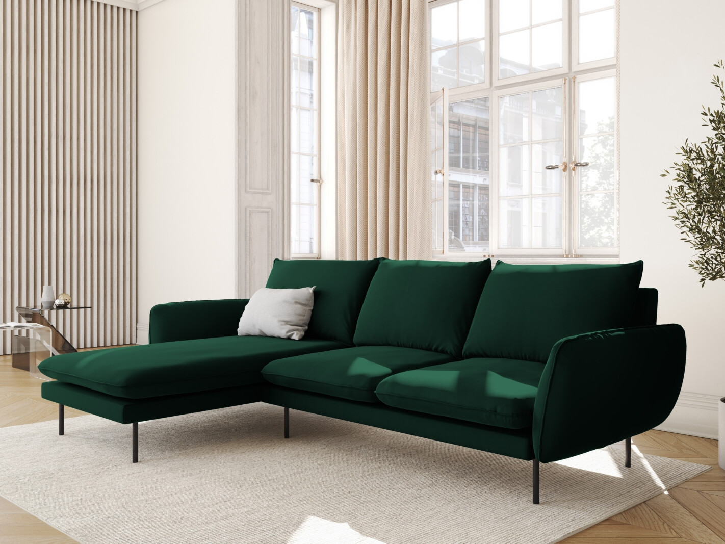 Ecksofa Ferlevi 113 (Bluvel 78)