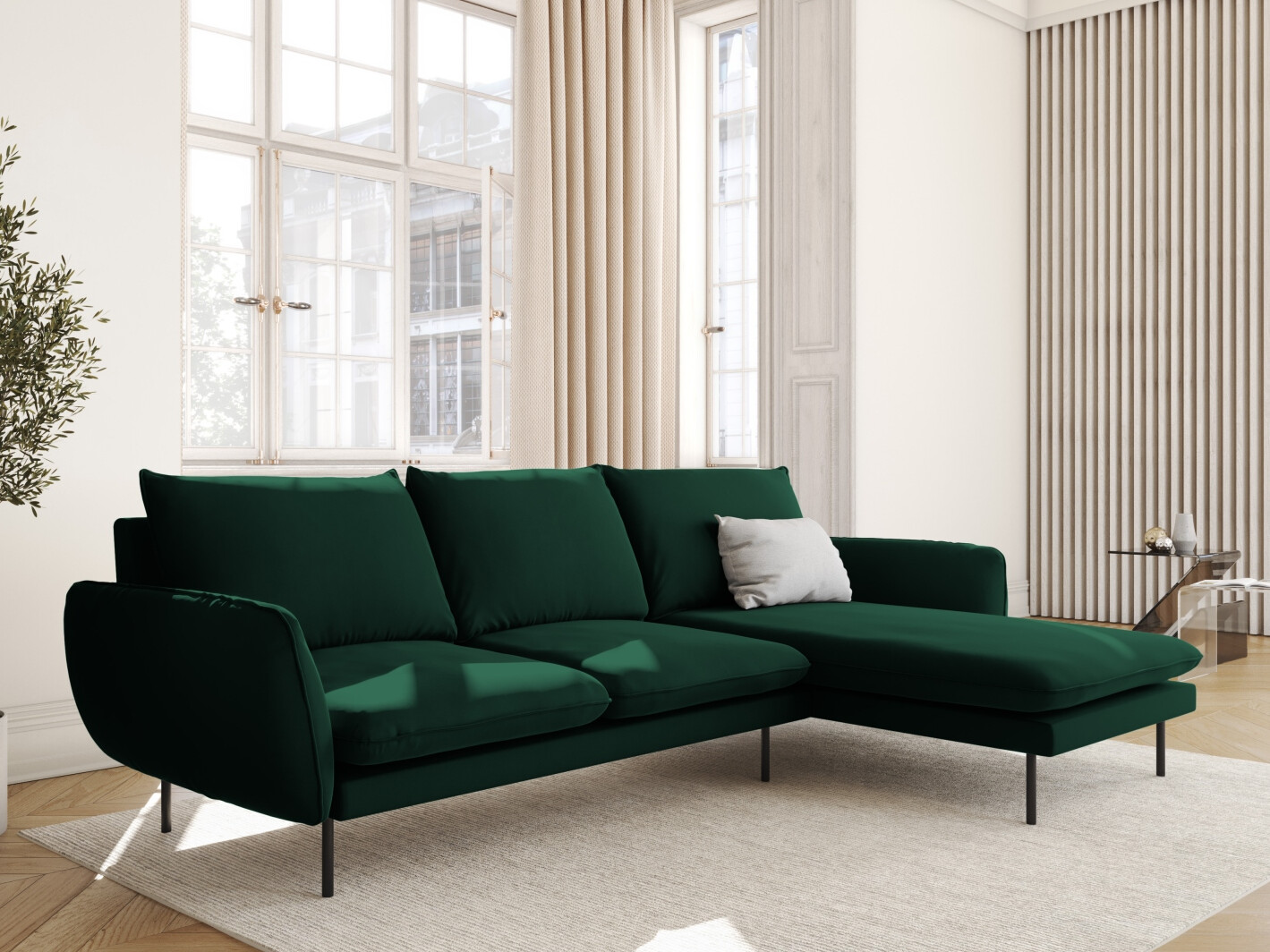 Ecksofa Ferlevi 113 (Bluvel 78)