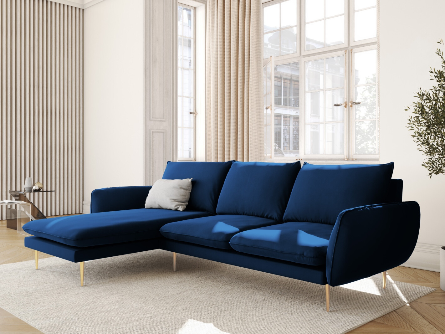 Ecksofa Ferlevi 113 (Bluvel 86)