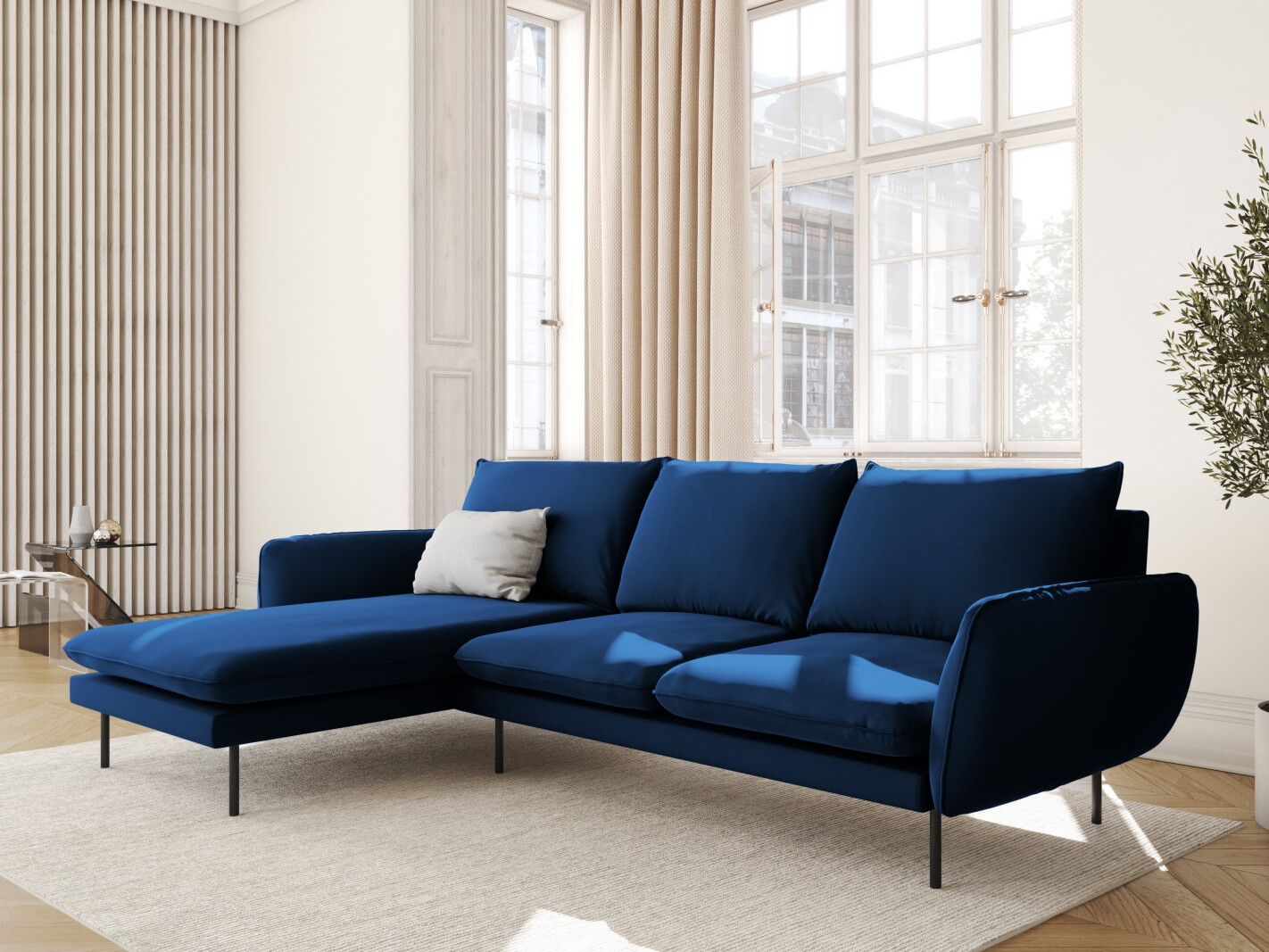 Ecksofa Ferlevi 113 (Bluvel 86)