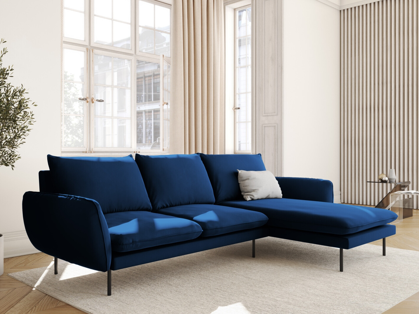Ecksofa Ferlevi 113 (Bluvel 86)