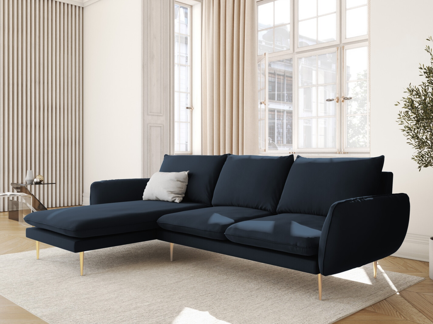 Ecksofa Ferlevi 113 (Bluvel 89)
