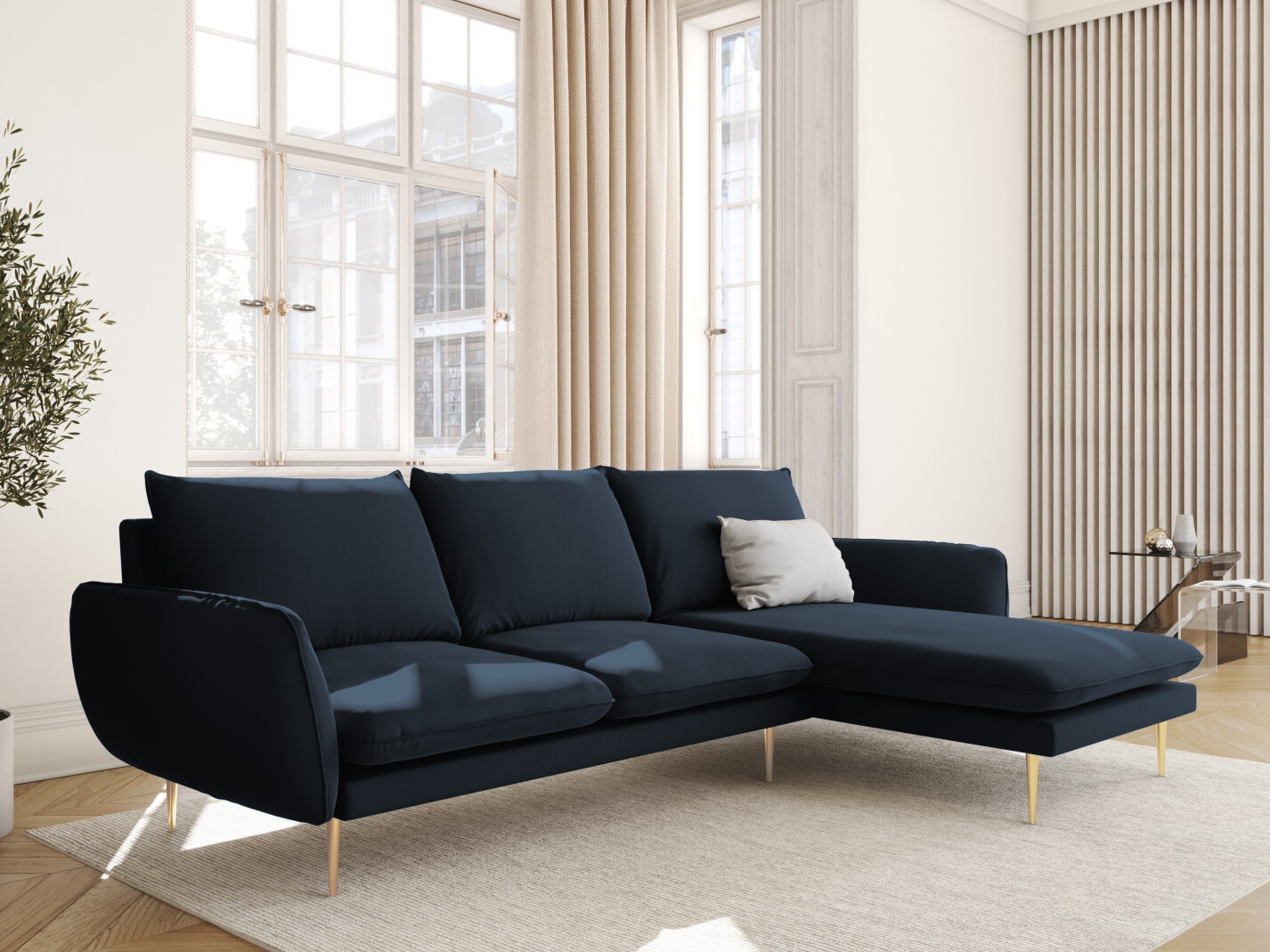 Ecksofa Ferlevi 113 (Bluvel 89)