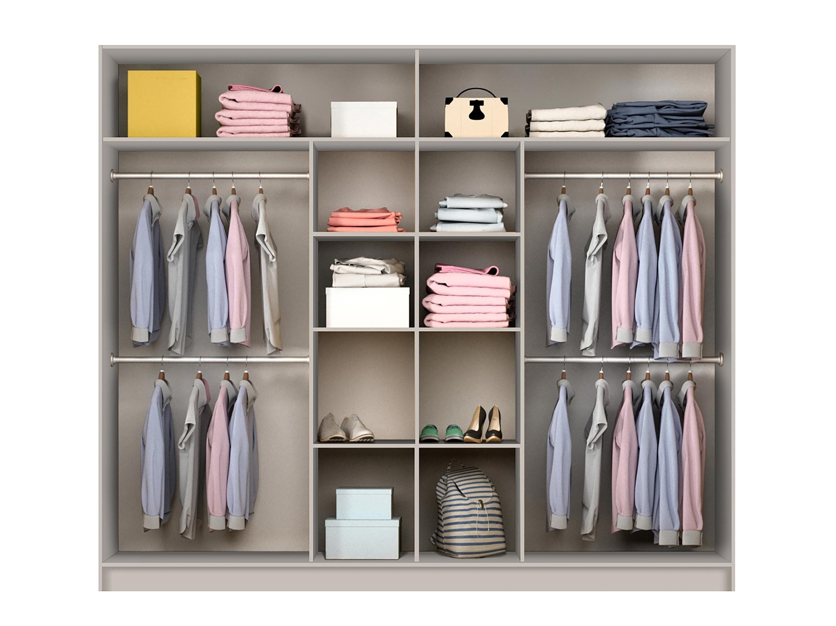 Kleiderschrank Honolulu 129 (Weiß)