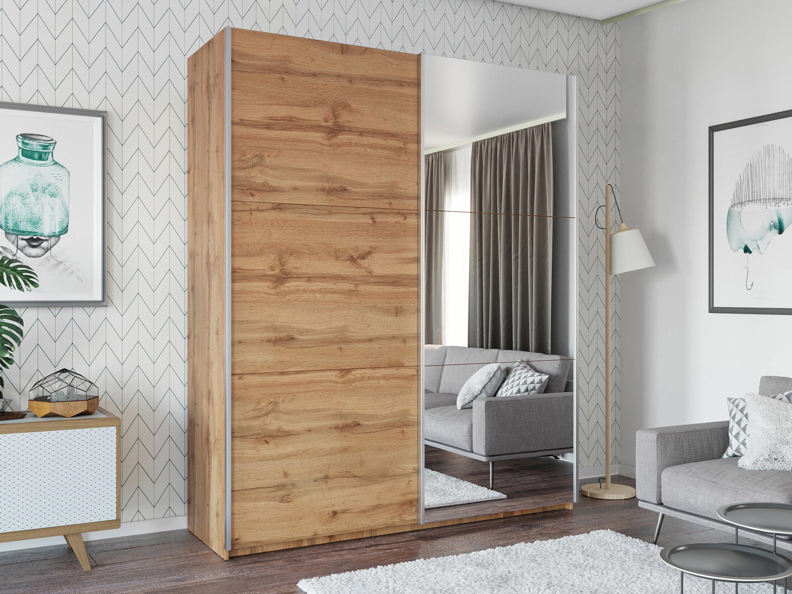 Kleiderschrank Honolulu 130 (Wotan Eiche)
