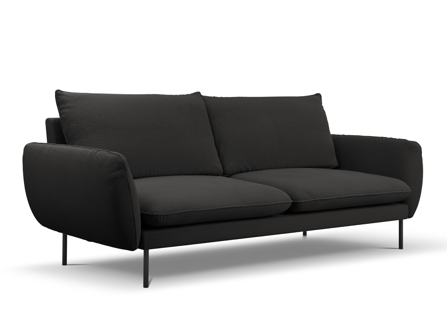 Sofa Ferlevi 115 (Askinderbetten Schwarz)