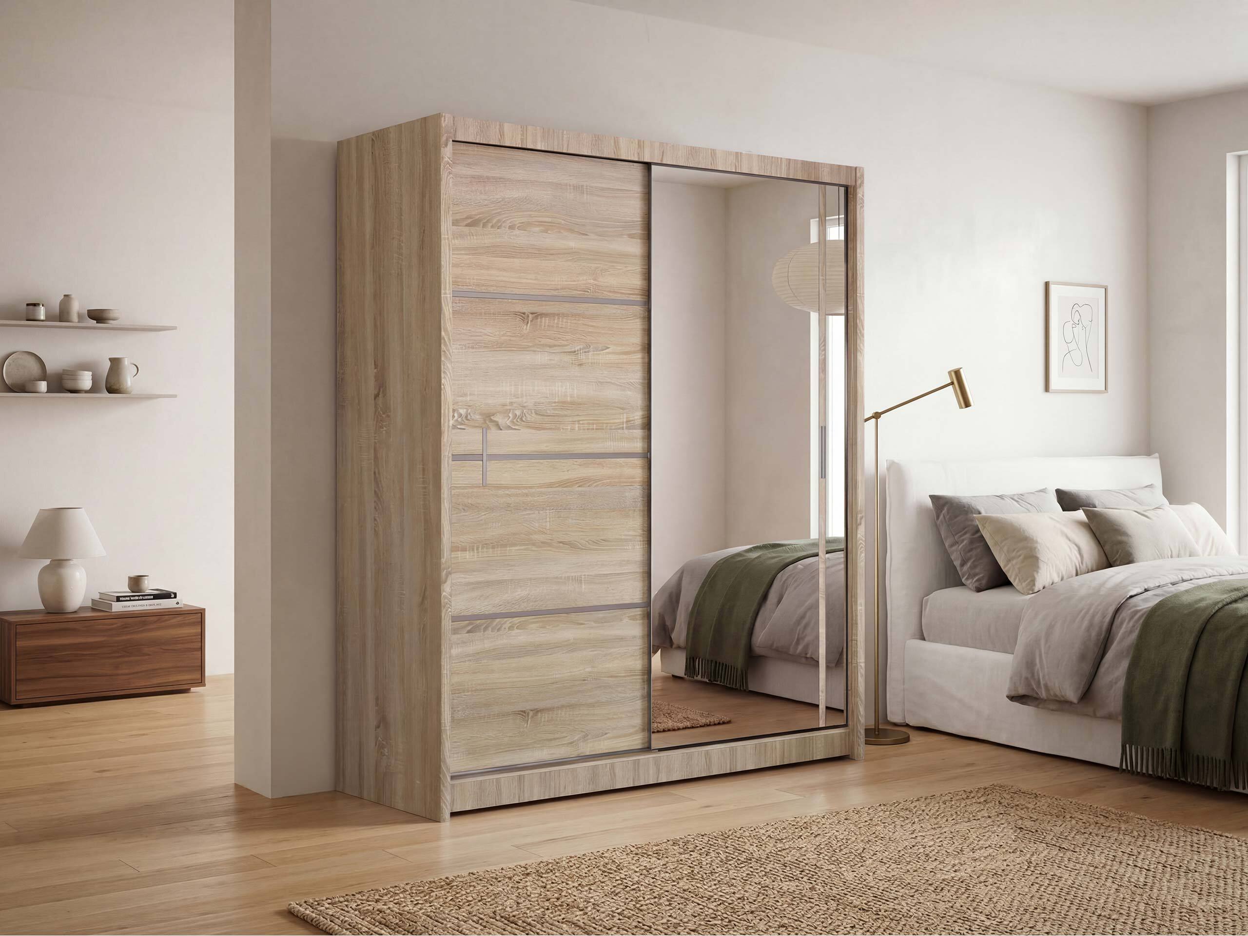 Kleiderschrank Honolulu 105 (Sonoma Eichenholzoptik)