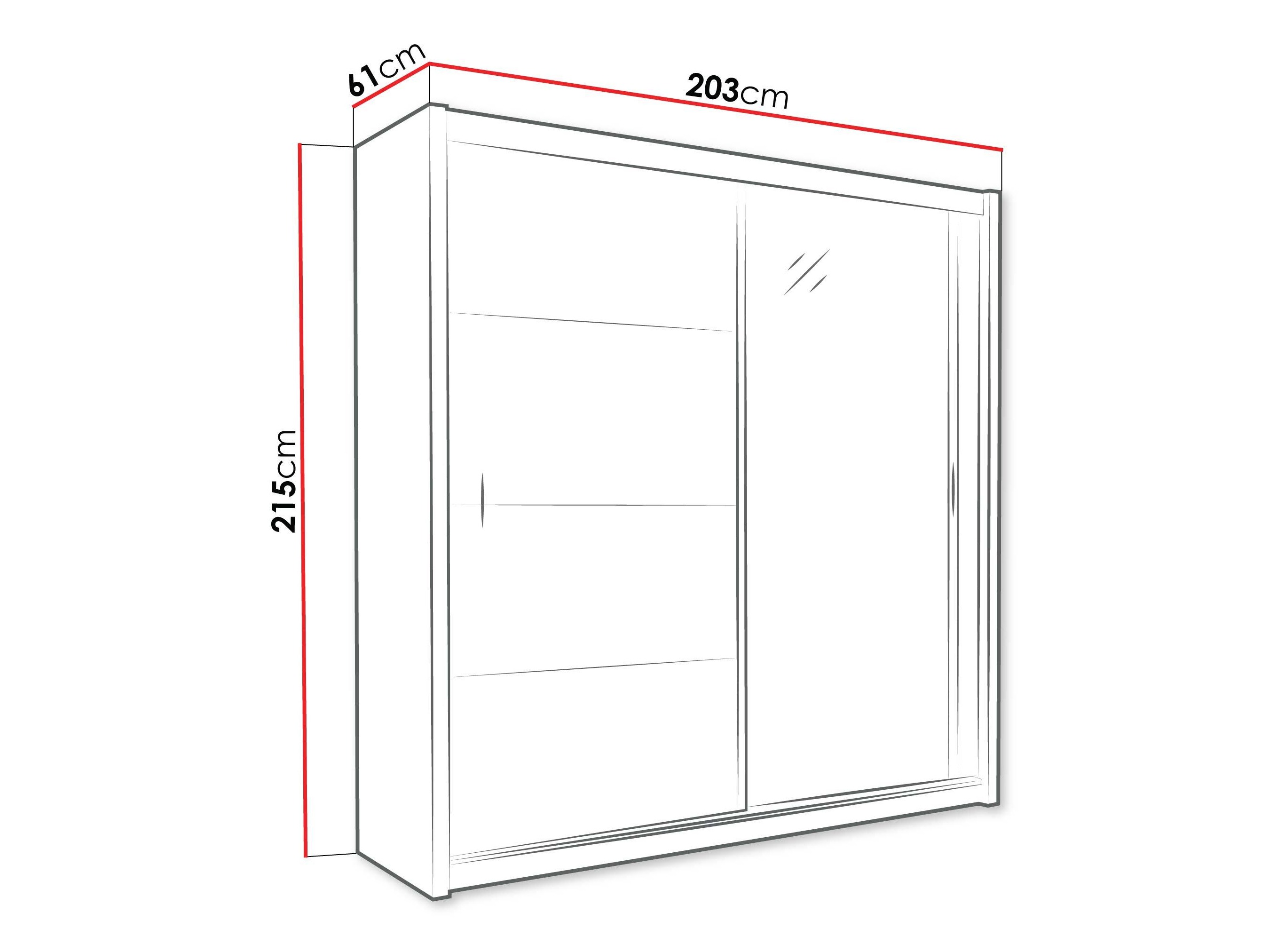 Kleiderschrank Honolulu 106 (Weiß)