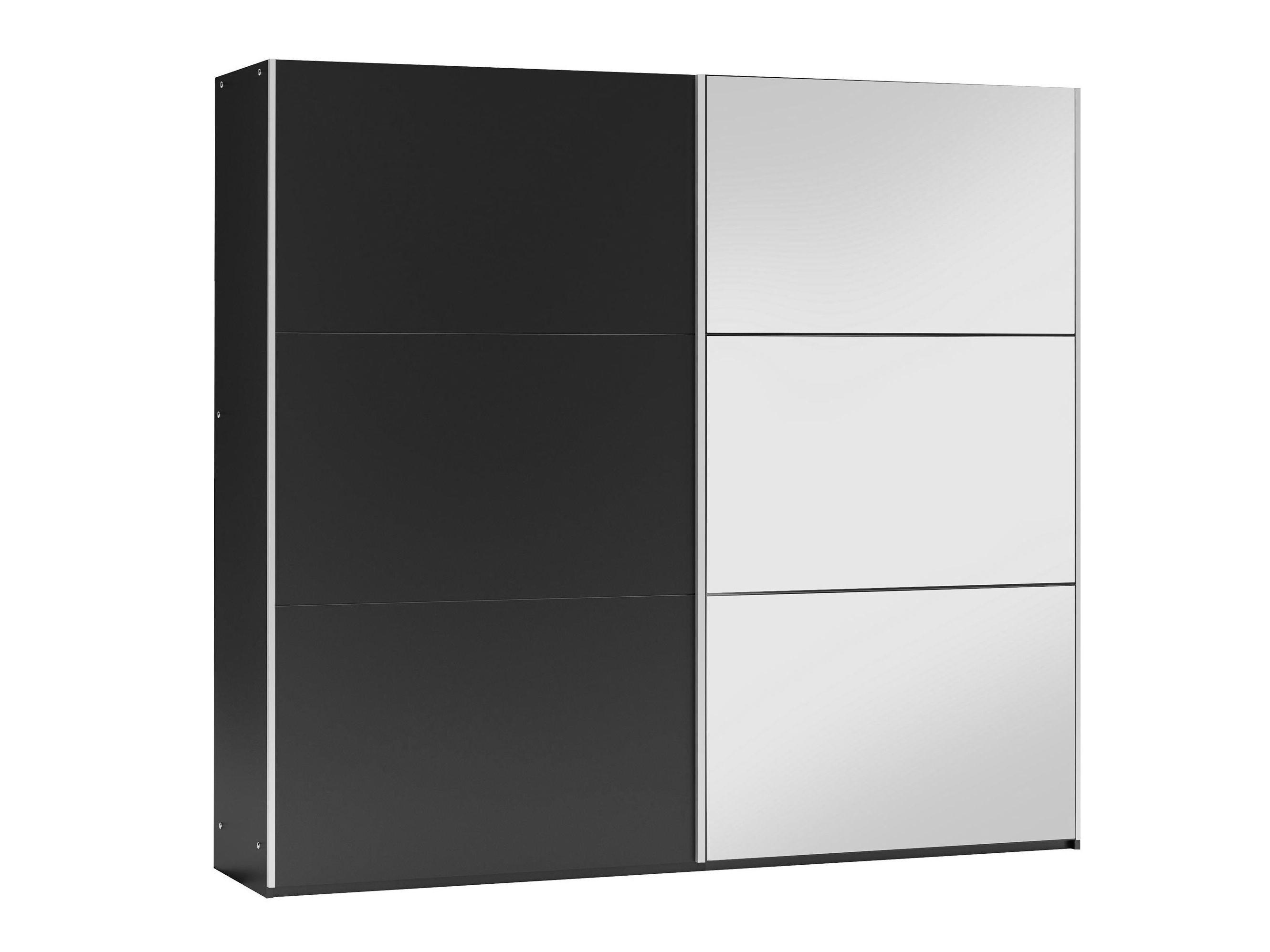 Kleiderschrank Honolulu 125 (Schwarz)