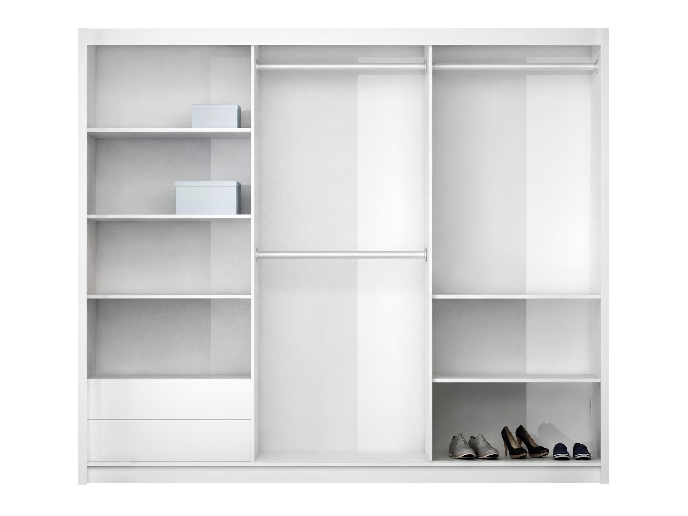 Kleiderschrank Honolulu 126 (Schwarz)