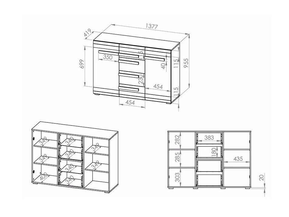 Wohnzimmer-Sets Alcala 128