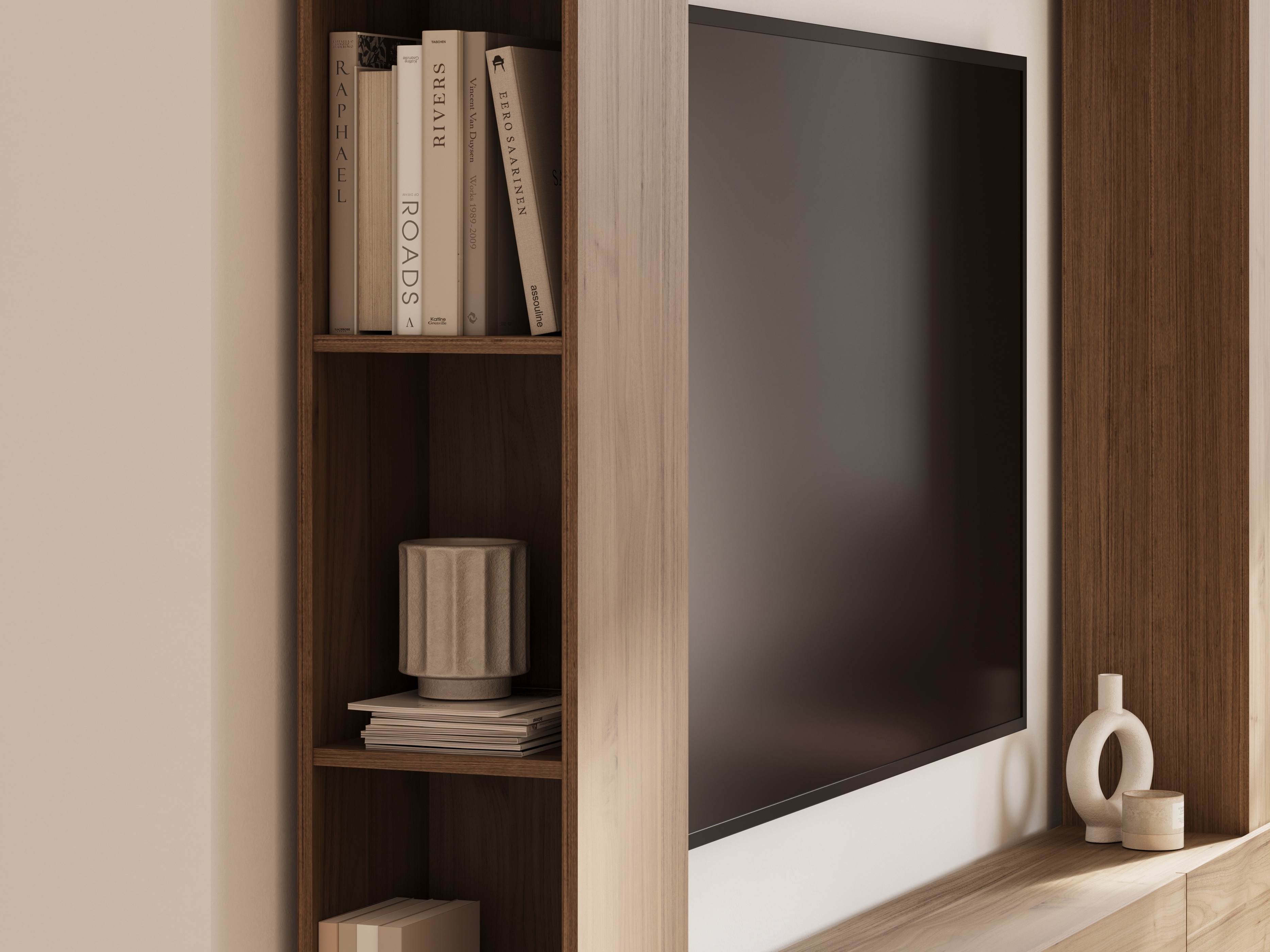 Wohnzimmer-Sets Austin 392 (Walnussholzoptik)