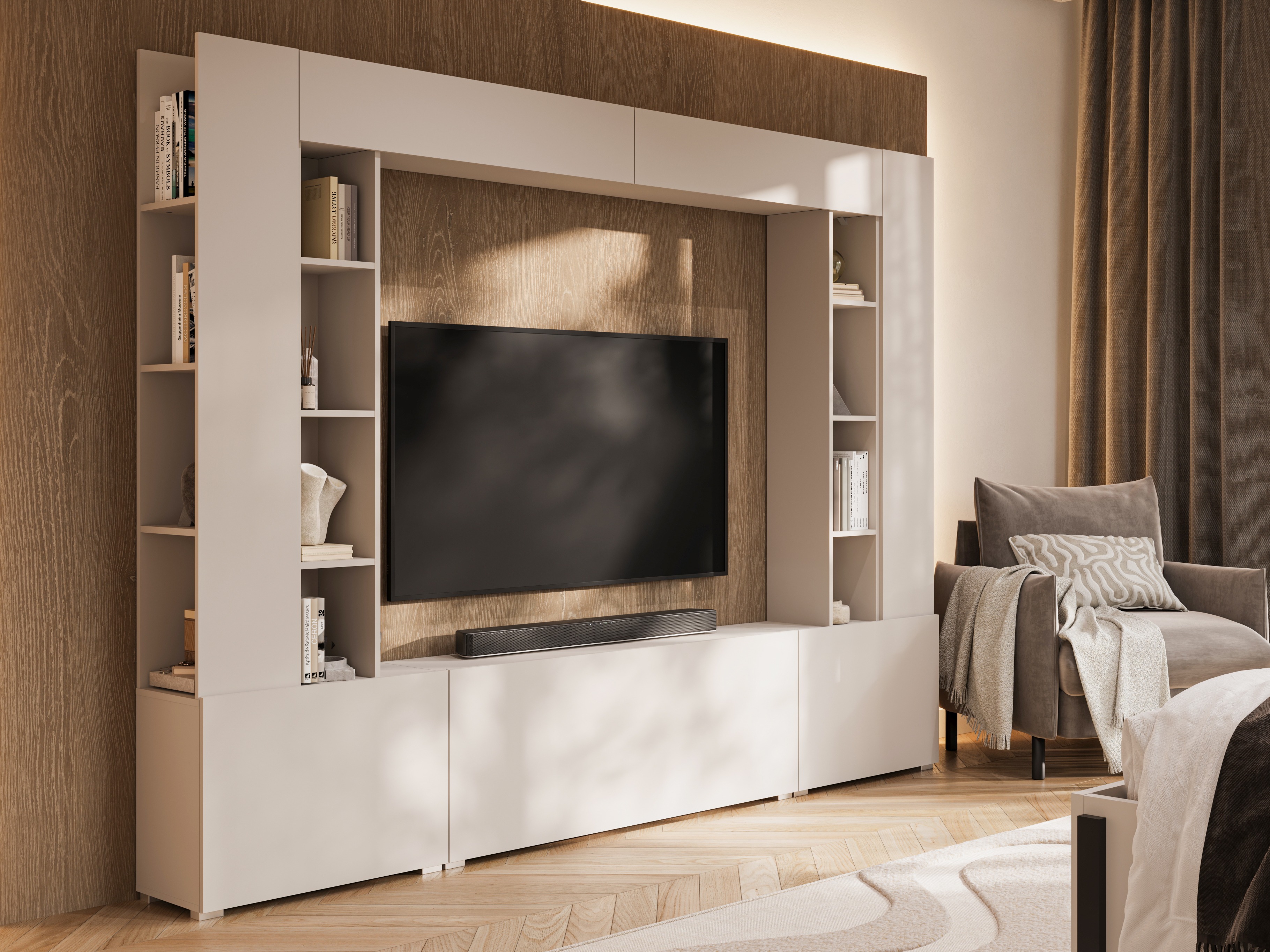 Wohnzimmer-Sets Austin 395 (Kaschmir)