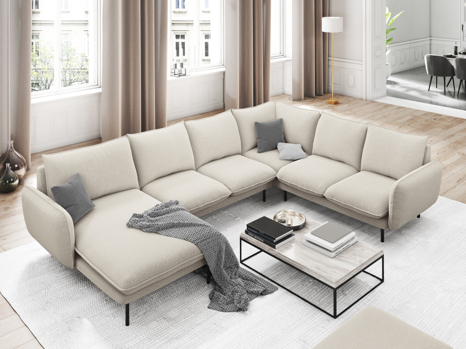 Ecksofa Ferlevi 117 (Positano 02)